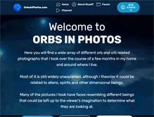 Tablet Screenshot of orbsinphotos.com